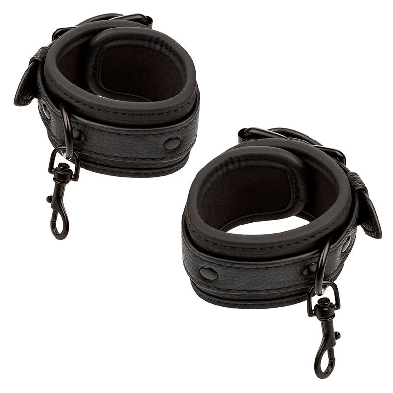 CALEXOTICS - NOCTURNAL BED RESTRAINTS LEATHER ADJUSTABLE BLACK - 3