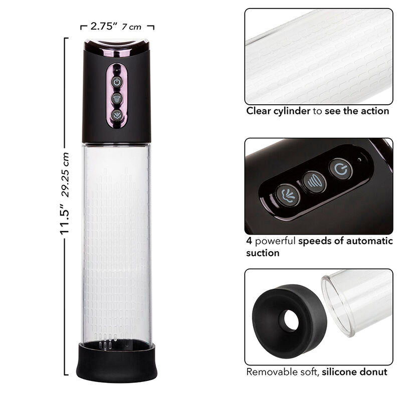 CALEXOTICS - PEAK STIMULATING WAVE PUMP 4 SPEED BLACK - 7