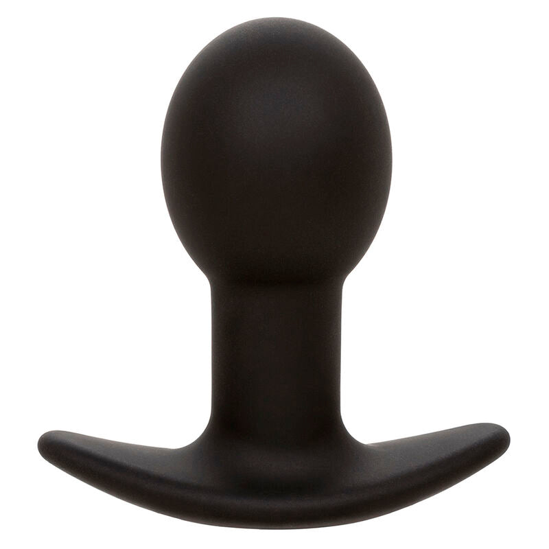 CALEXOTICS - ROCK BOTTOM ANAL PLUG 10 VIBRATIONS SILICONE BLACK - 10