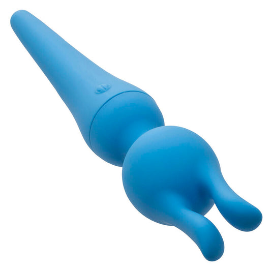 CALEXOTICS - COUTURE 10-VIBRATION WAND VIBRATOR KIT (BLUE)