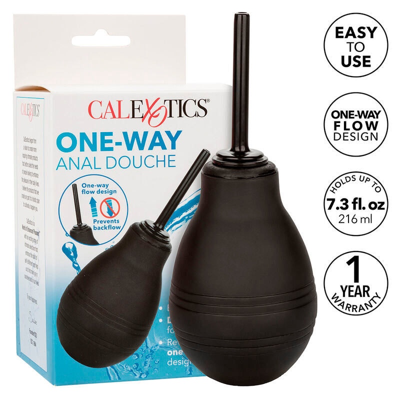 CALEXOTICS - ONE WAY ANAL DOUCHE BLACK - 6