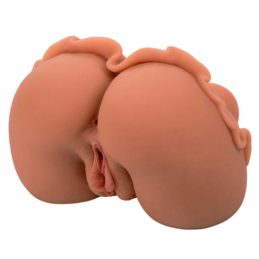 CALEXOTICS - THE QUEEN OF WELCOME REALISTIC DOUBLE MASTURBATOR CARAMEL