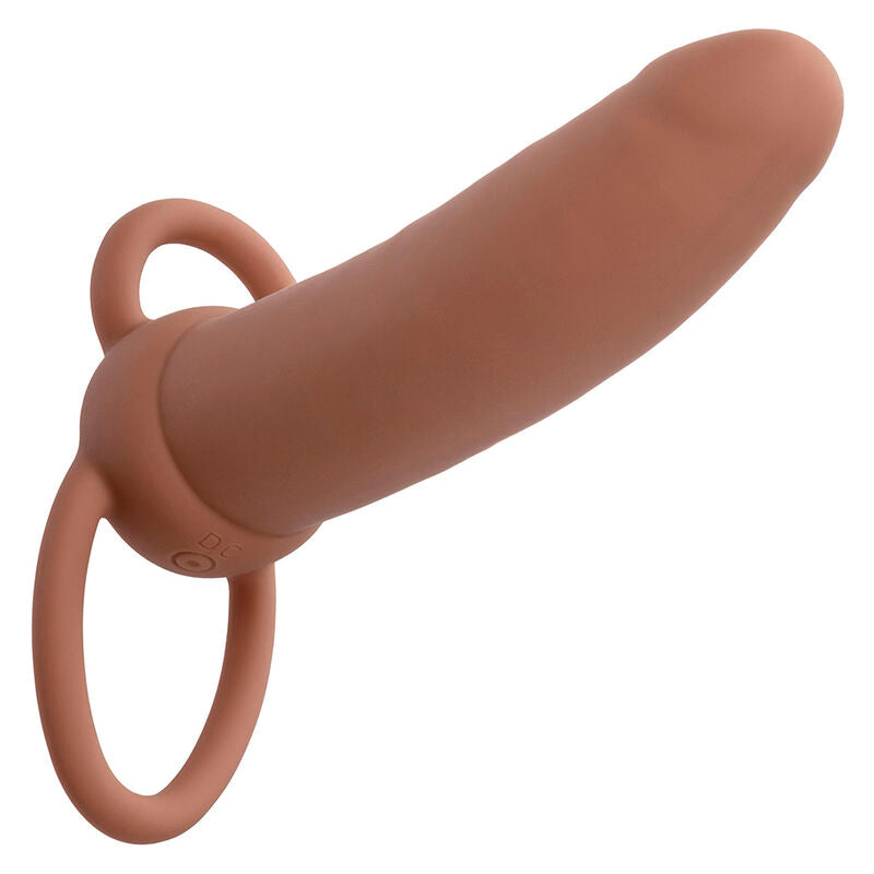 CALEXOTICS - MAXX THICK DUAL PENETRATOR 10 VIBRATIONS BROWN - 11