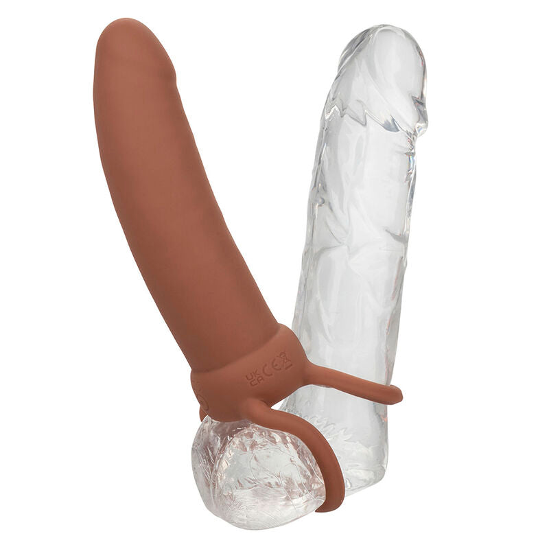 CALEXOTICS - MAXX THICK DUAL PENETRATOR 10 VIBRATIONS BROWN - 8