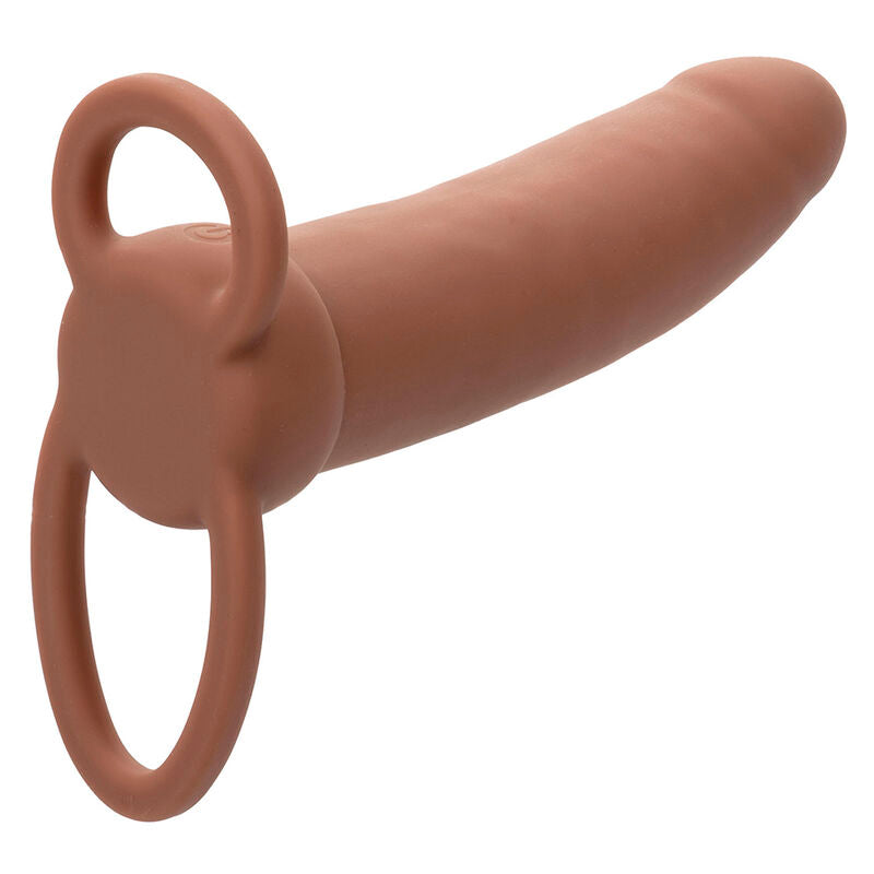 CALEXOTICS - MAXX THICK DUAL PENETRATOR 10 VIBRATIONS BROWN - 2