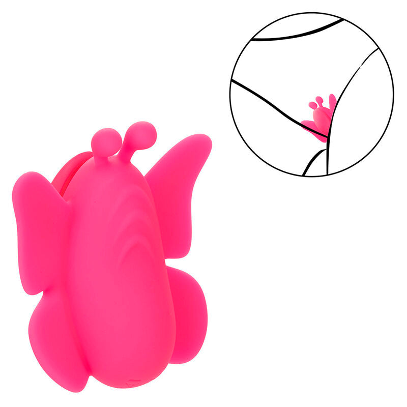 CALEXOTICS - NEON VIBES THE FLUTTER VIBE STIMULATOR 10 VIBRATIONS PINK - 10