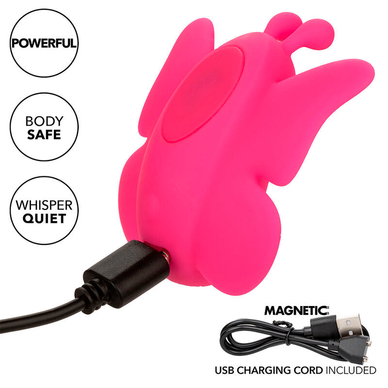 CALEXOTICS - NEON VIBES THE FLUTTER VIBE STIMULATOR 10 VIBRATIONS PINK - 3