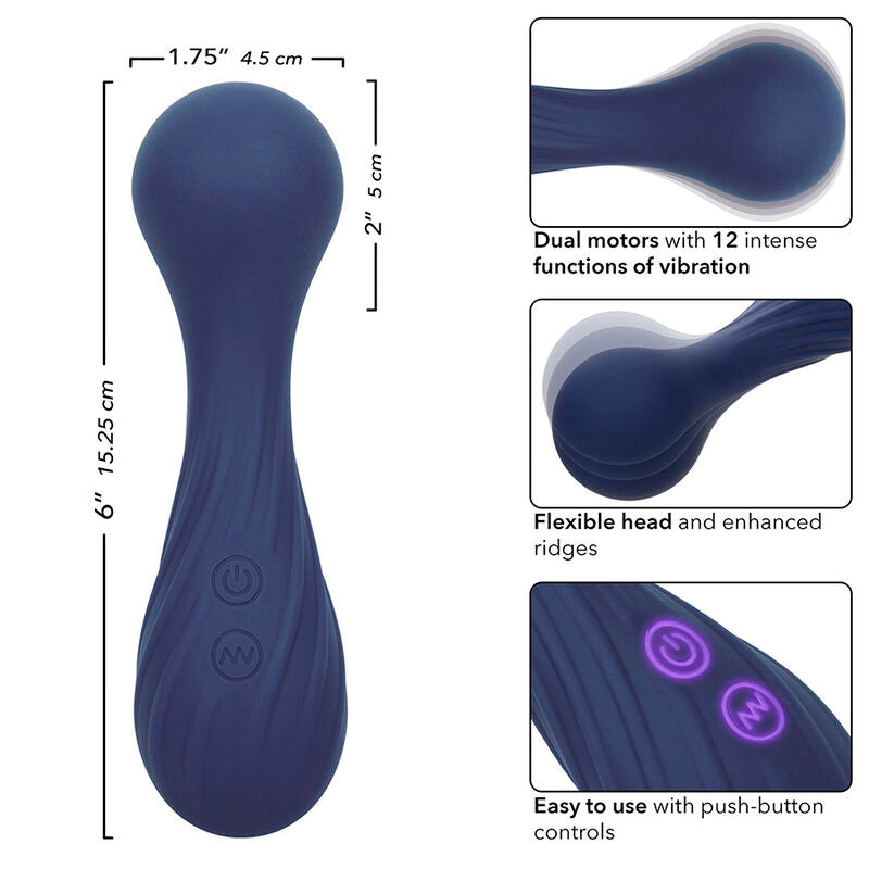 CALEXOTICS - CHARISMA TEMPTATION MASSAGER 12 FUNCTIONS PURPLE - 6