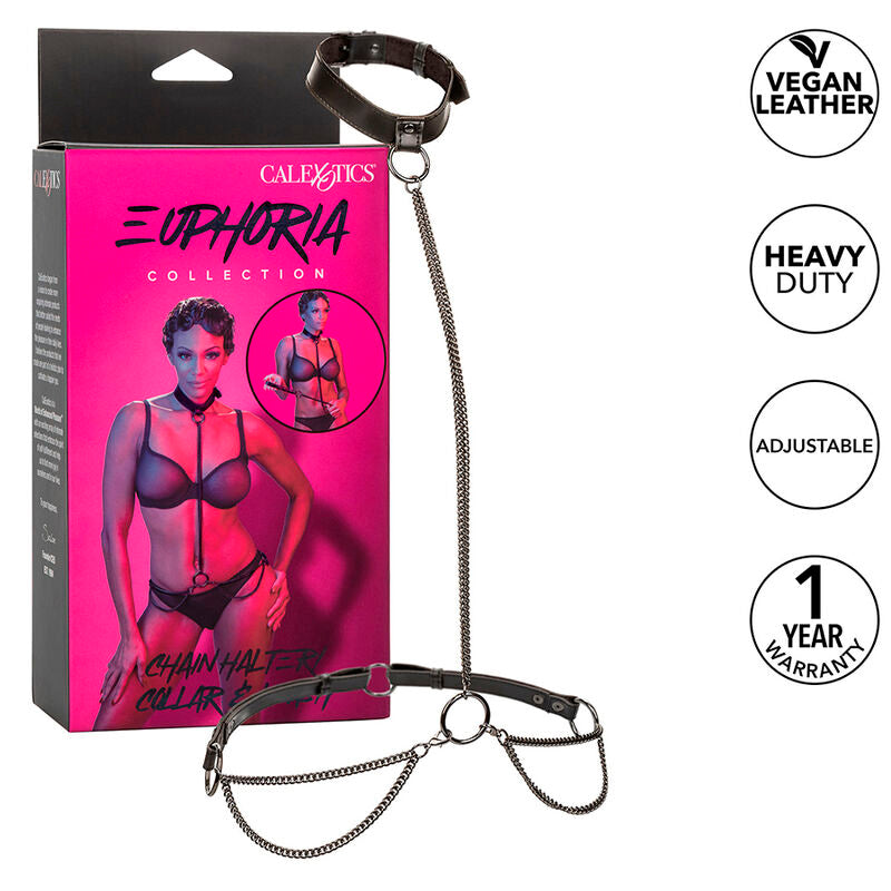 CALEXOTICS - EUPHORIA CHAIN COLLAR AND LEASH
