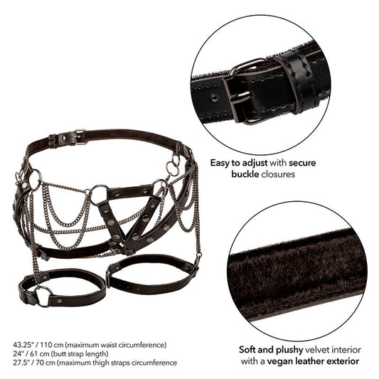 CALEXOTICS - HARNAIS DE CUISSE MULTICHAÎNES EUPHORIA PREMIUM