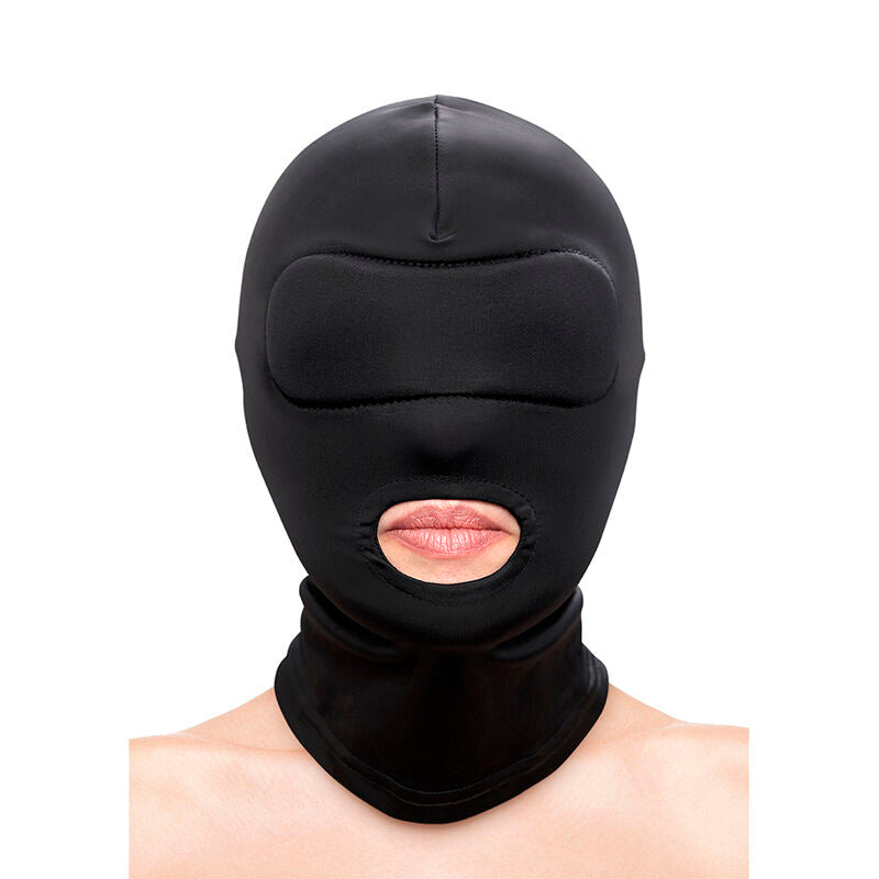 NS NOVELTIES - FETISH & FASHION BLACK NYLON MOUTH HOOD