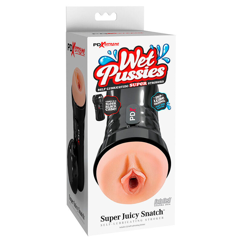 PDX EXTREME - WET PUSSIES SELF-LUBRICATING VAGINA FLESH MASTURBATOR