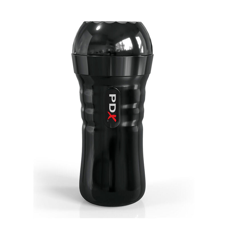 PDX EXTREME - SLIDE & GLIDE SELF-LUBRICATING TRANSPARENT MASTURBATOR
