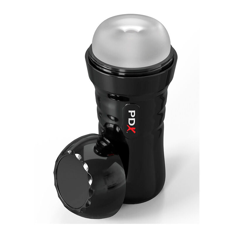 PDX EXTREME - SLIDE & GLIDE SELF-LUBRICATING MASTURBATOR CLEAR - 5