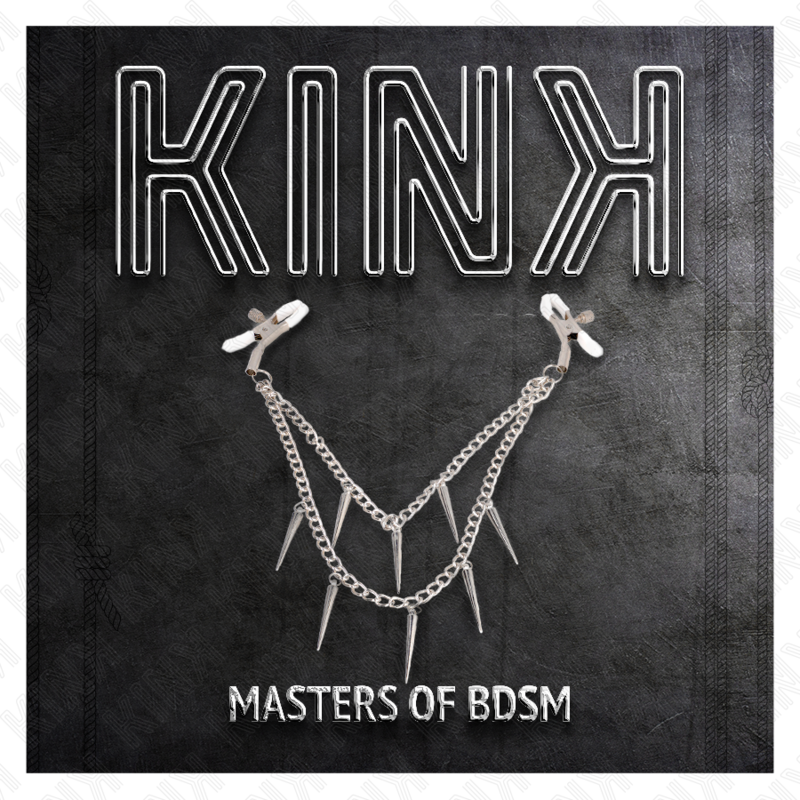 KINK - NIPPLE CLAMPS WITH SPIKES CHAINS 30 CM - 5