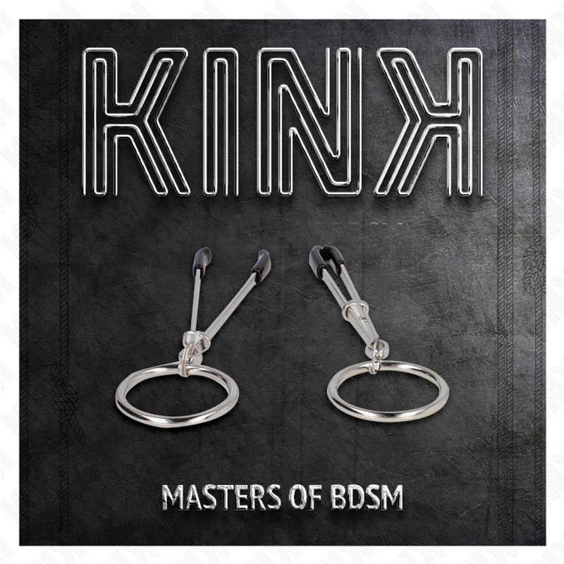 KINK - THIN NIPPLE CLAMPS WITH O-RING 7 CM - 1