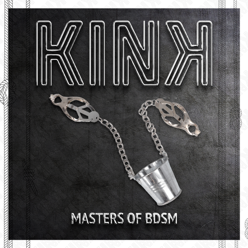 KINK - PINCES À TÉTONS AVEC SEAU ARGENTÉES