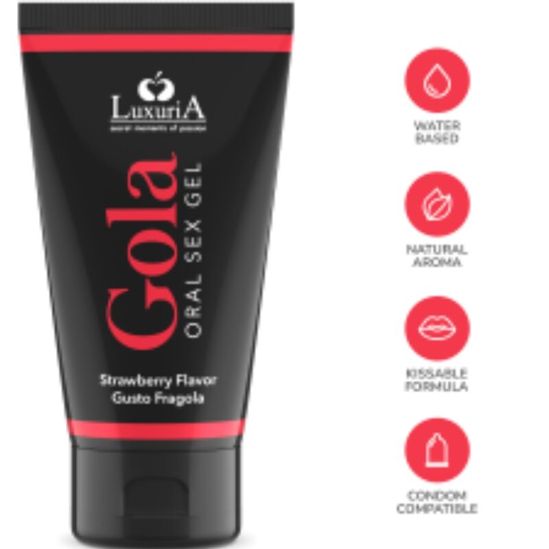 INTIMATELINE LUXURIA - ORAL SEX GEL STRAWBERRY FLAVOR 50 ML - 3