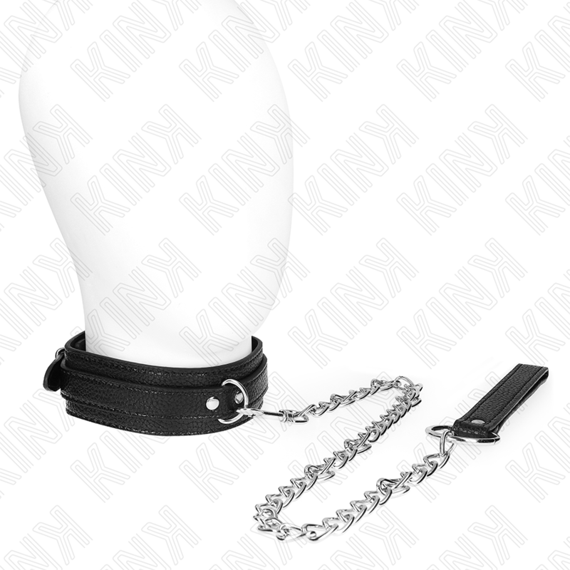 KINK - SNAKE PATTERN NECKLACE WITH LEASH 65 CM - 2