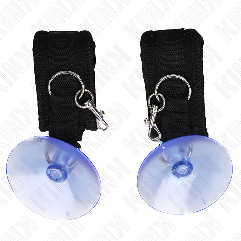 KINK - SUCTION CUP WRIST RESTRAINTS BLACK 29-40 CM X 5 CM - 3