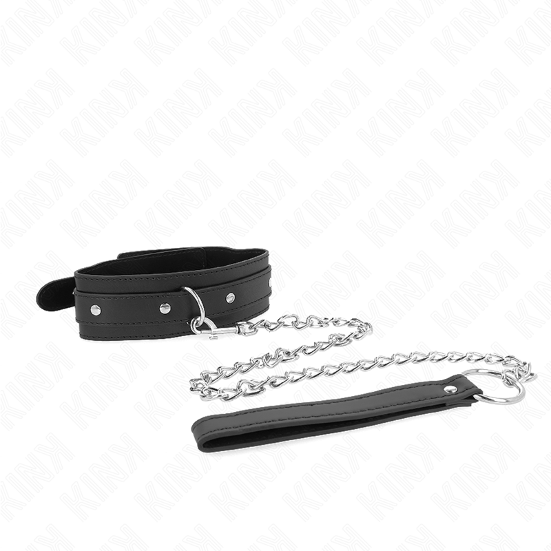KINK - NECKLACE WITH LEASH 65 CM 1 RING ADJUSTABLE 38-49 CM X 5 CM - 4