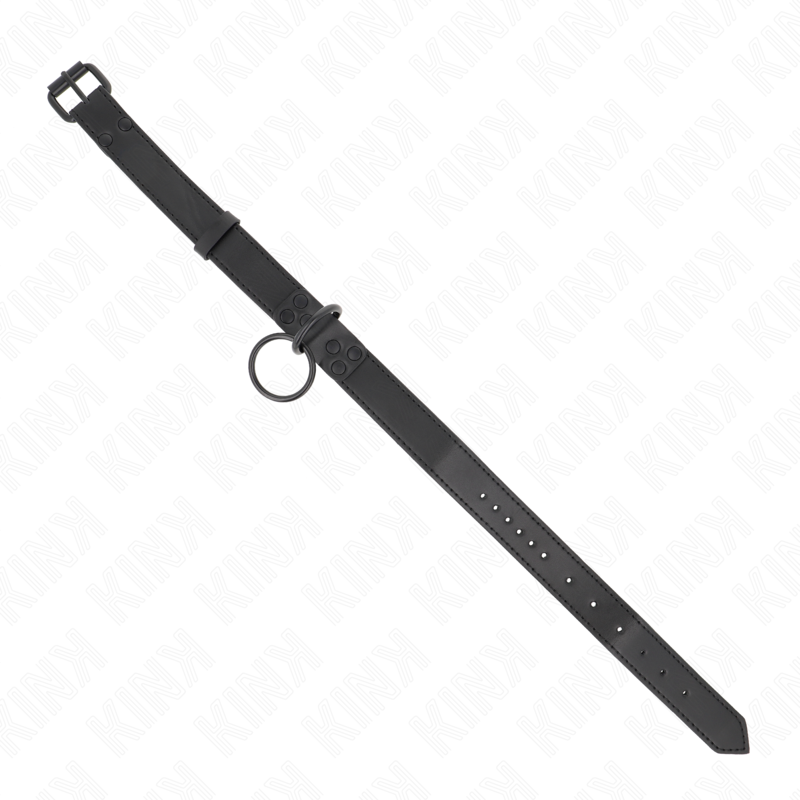 KINK - COLLAR WITH DARK LEASH 65 CM ADJUSTABLE 37-54 CM X 3 CM - 4
