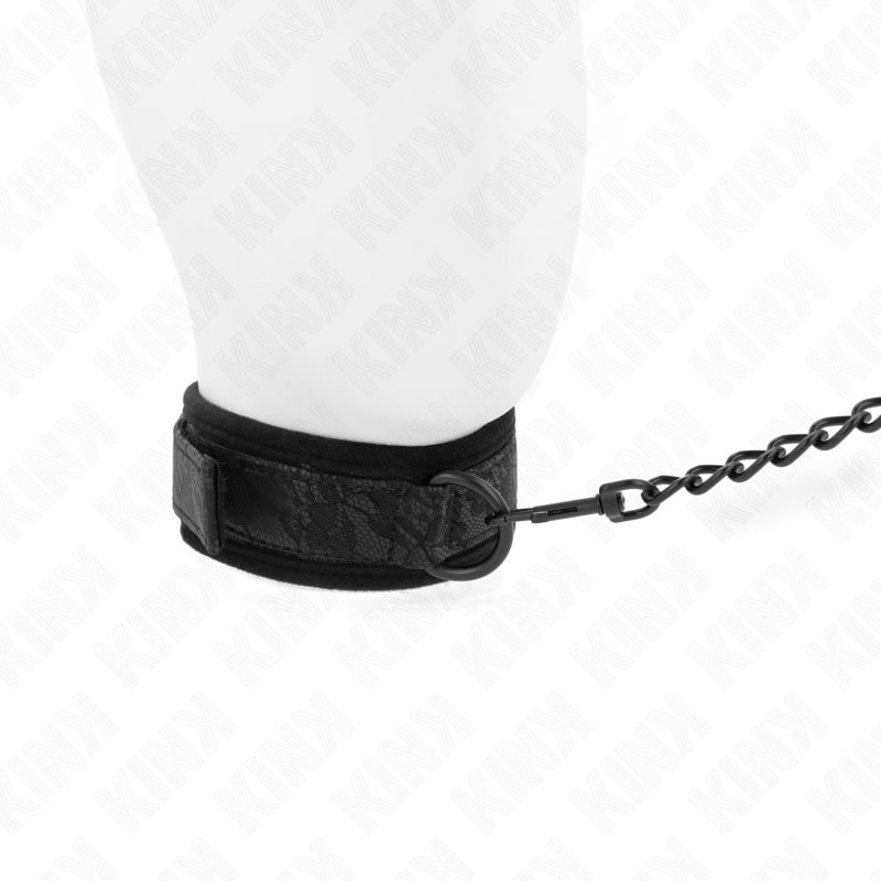 KINK - BASIC MODEL COLLAR WITH LEASH 77 CM MODEL 5 AJUSTABLE 34-54 CM X 5 CM - 5