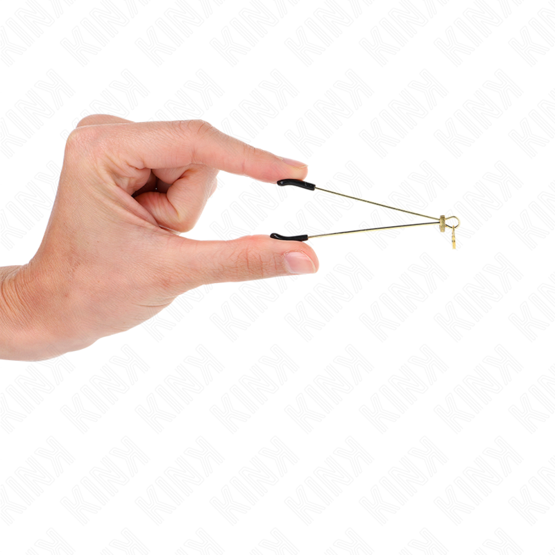 KINK - THIN NIPPLE CLAMPS GOLD 7 CM - 2