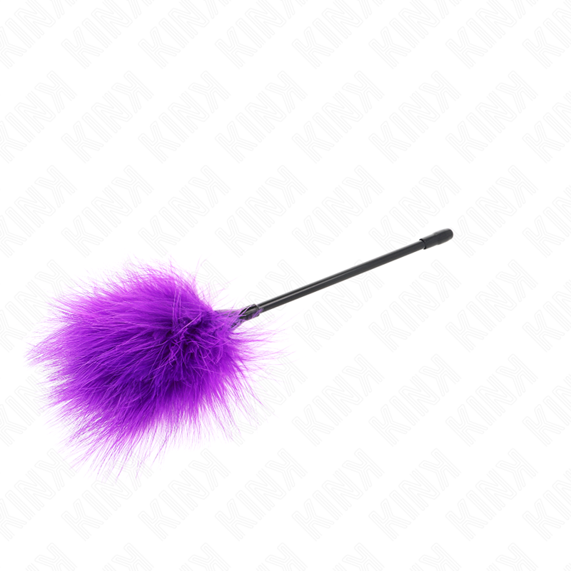 KINK - PLUMES VIOLETTES POUR CHATOUILLER UTILISÉES POUR LE KIT BONDAGE 27 CM