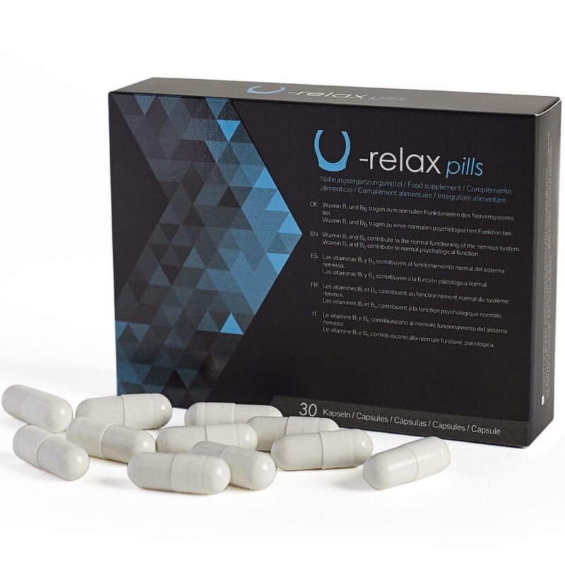 500 COSMETICI - CAPSULE U-RELAX E RIDUZIONE DELL'ANSIETÀ - 30 CAPSULE.