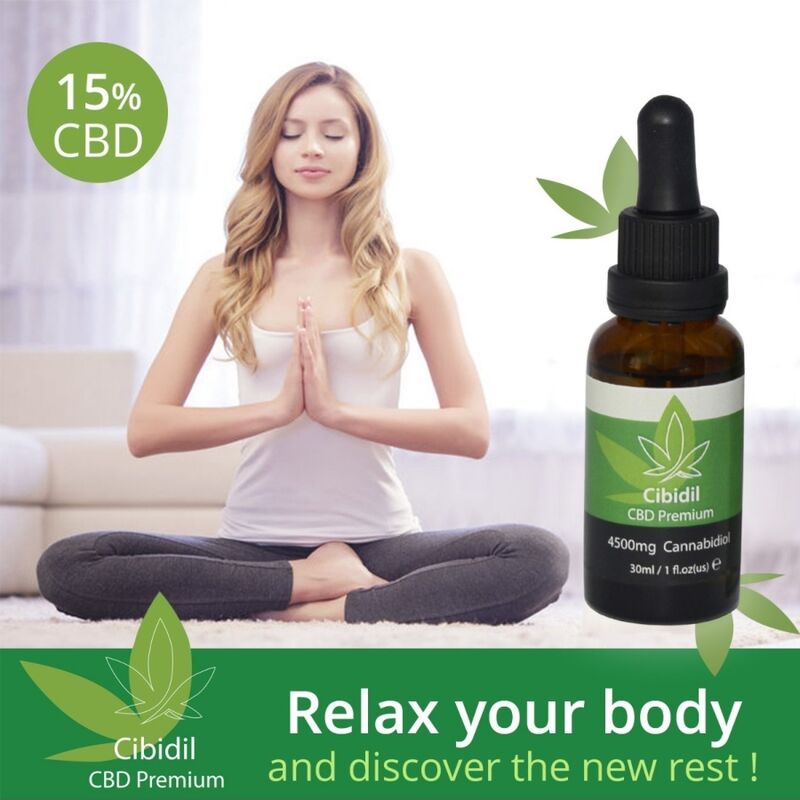 500 COSMETICS - CIBIDIL RELAXING CBD OIL 15 % 30 ML - 2