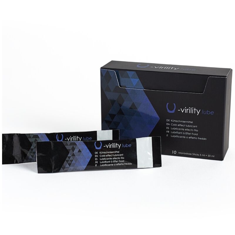 500 COSMETICS - U-VIRILITY LUBE COLD EFFECT LUBRICANT 10 X 5 ML - 3