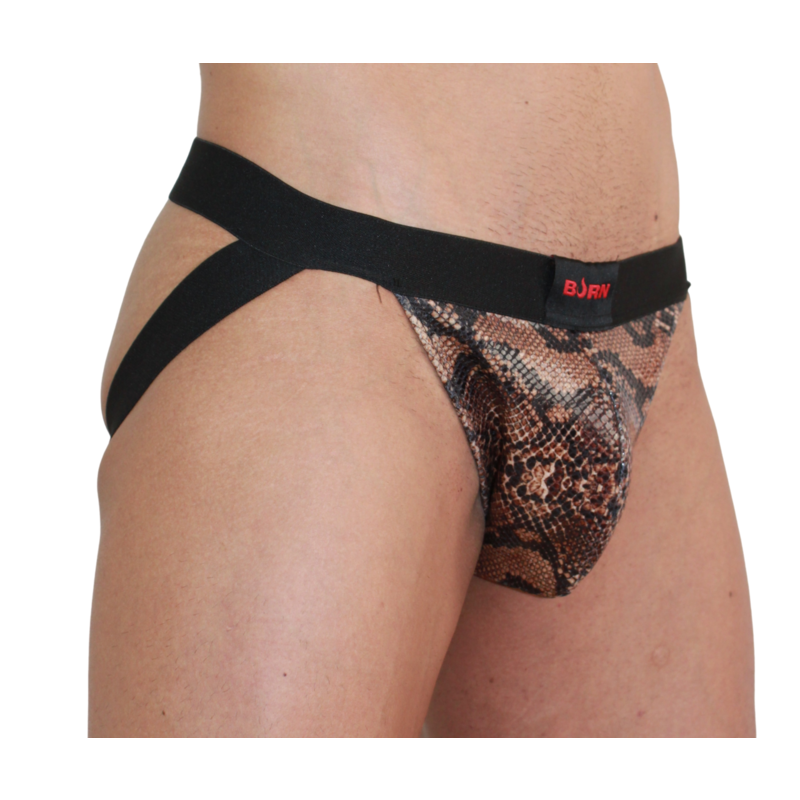 BURN - 002 JOCK SNAKE BLACK XL - L - 6