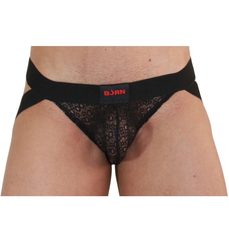 BURN - 005 JOCK LINGERIE BLACK XL - S - 3