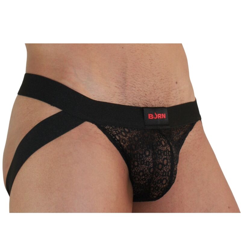 BURN - 005 JOCK LINGERIE BLACK XL - M - 4