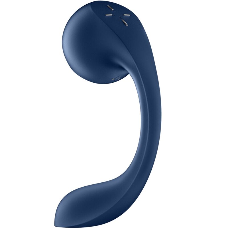SATISFYER - PRO+ WAVE 4 GE POINT STIMULATOR AIR PULSE FREE APP DARK BLUE
