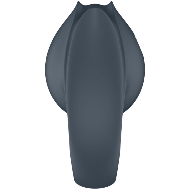 SATISFYER - PERFECT PAIR 2 MULTIVIBRATOR 2 IN 1 PENIS RING AND FINGER STIMULATOR GREY - 7