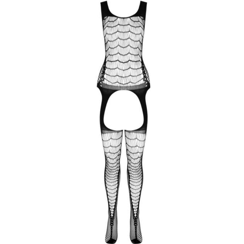 PASSION - BS 104 BODYSTOCKING BLACK ONE SIZE - 3
