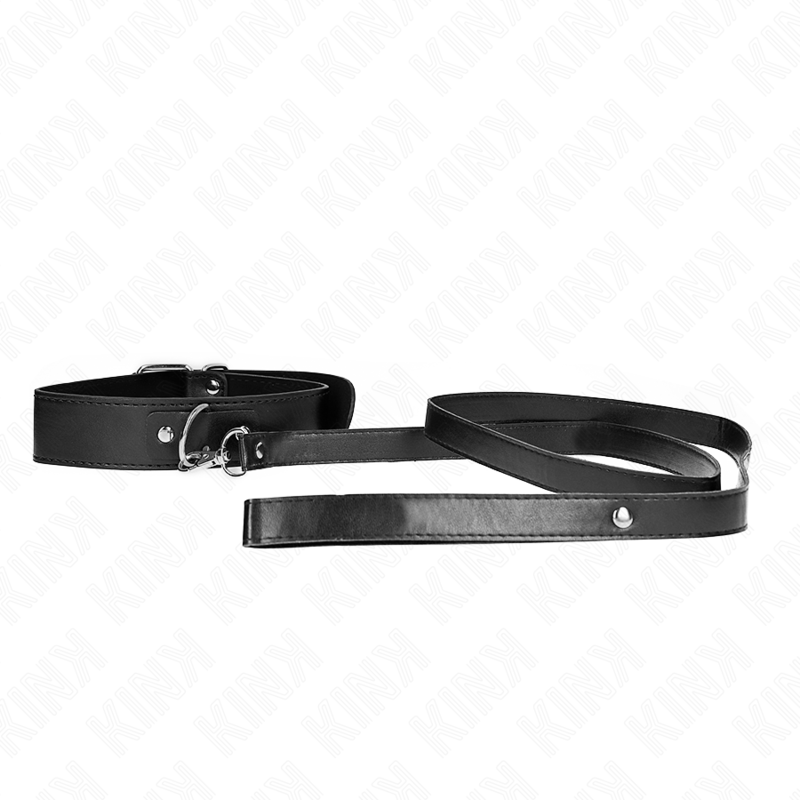 KINK - NECKLACE WITH BELT 116 CM BLACK STRAP ADJUSTABLE 32-50 CM X 8 CM - 6