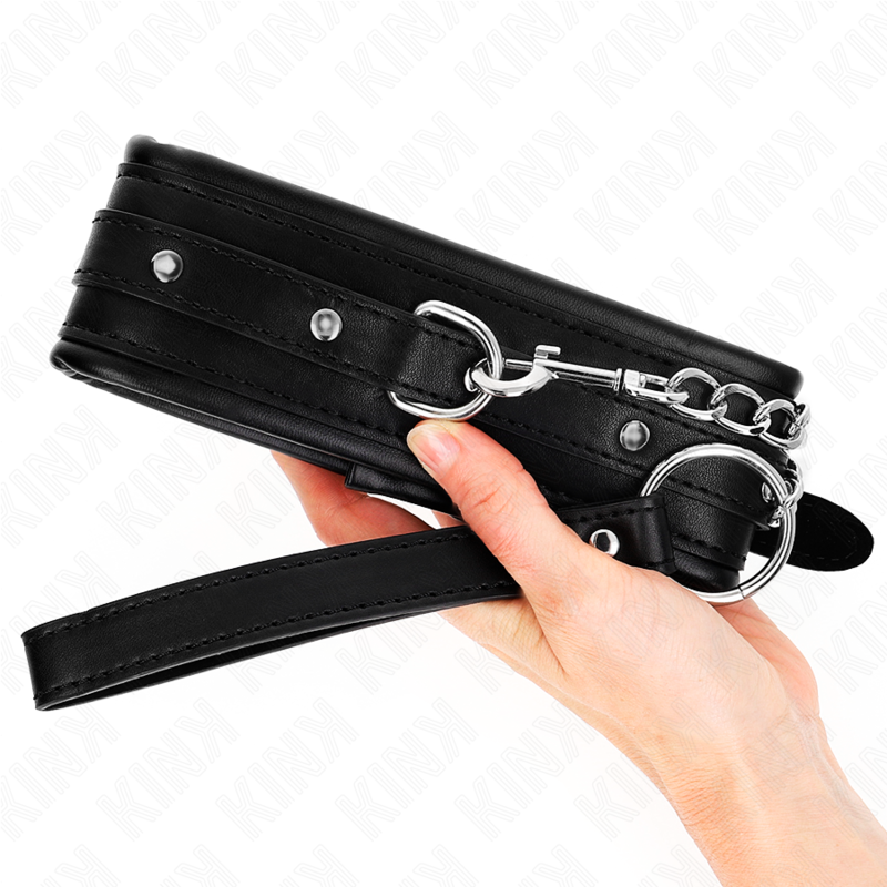 KINK - NECKLACE WITH SHINY BUCKLE STRAP 65 CM 48.5 CM X 5.3 CM - 4