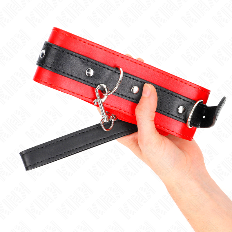 KINK - COLLAR WITH BELT 65 CM WITH STRAP RED 54 X 4.5 CM - 4
