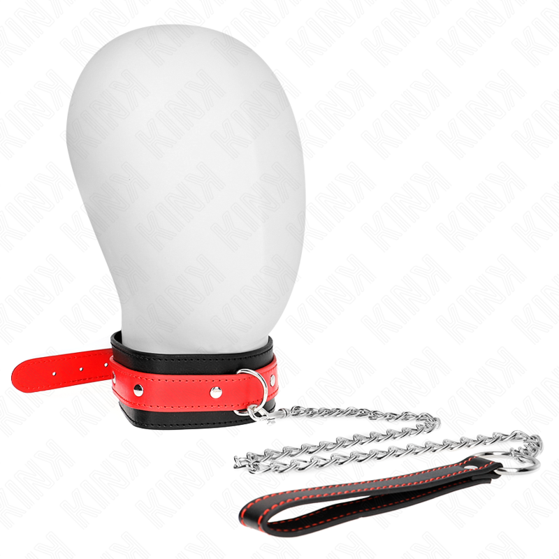 KINK - NECKLACE WITH RED STRAP 65 CM AJUSTABLE 36-43 CM X 5 CM - 6