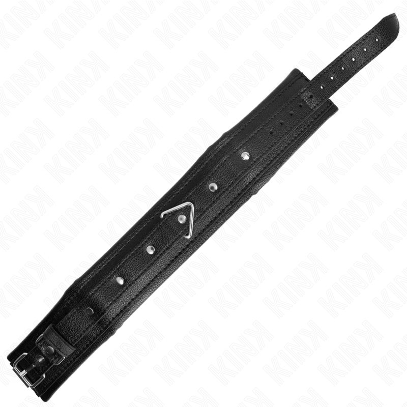 KINK - NECKLACE WITH SPONGE IMITATION LEATHER STRAP MODEL 1 ADJUSTABLE 37-54 CM X 3 CM - 2