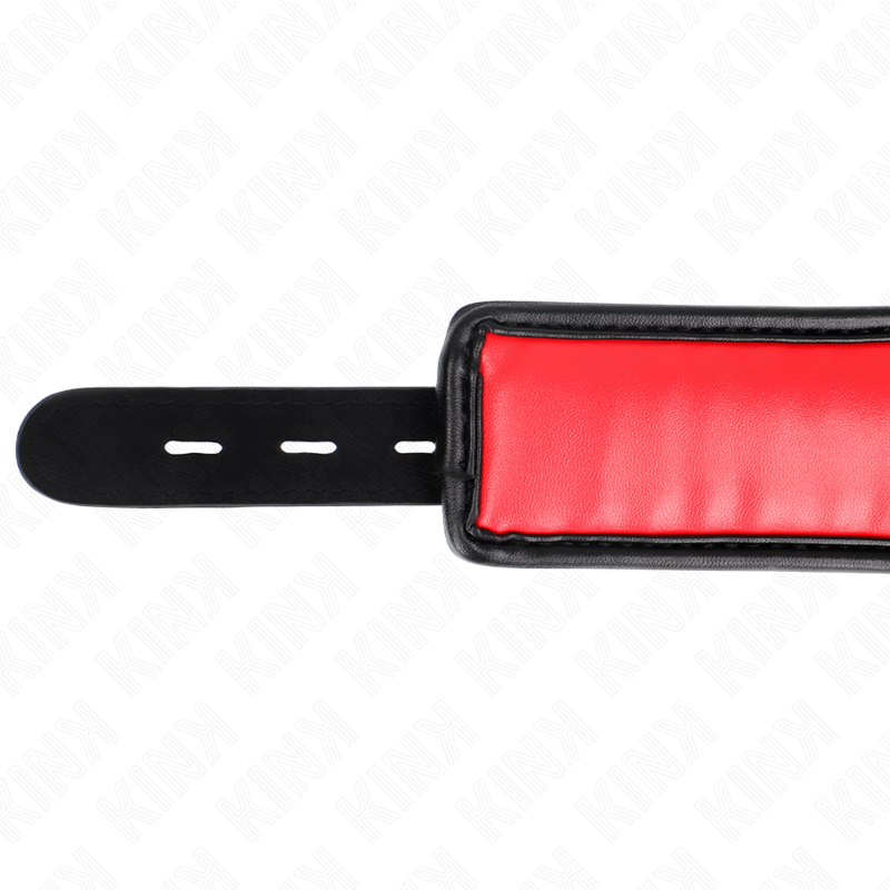 KINK - NECKLACE WITH SPONGE IMITATION LEATHER STRAP MODEL 3 ADJUSTABLE 37-54 CM X 3 CM - 5
