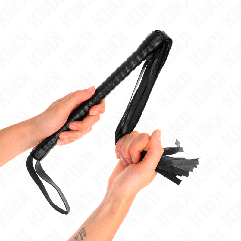 KINK - WHIP WITH TEXTURED BLACK HANDLE 48.5 CM