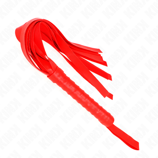 KINK - FOUET À QUEUE LARGE ROUGE 48,5 CM