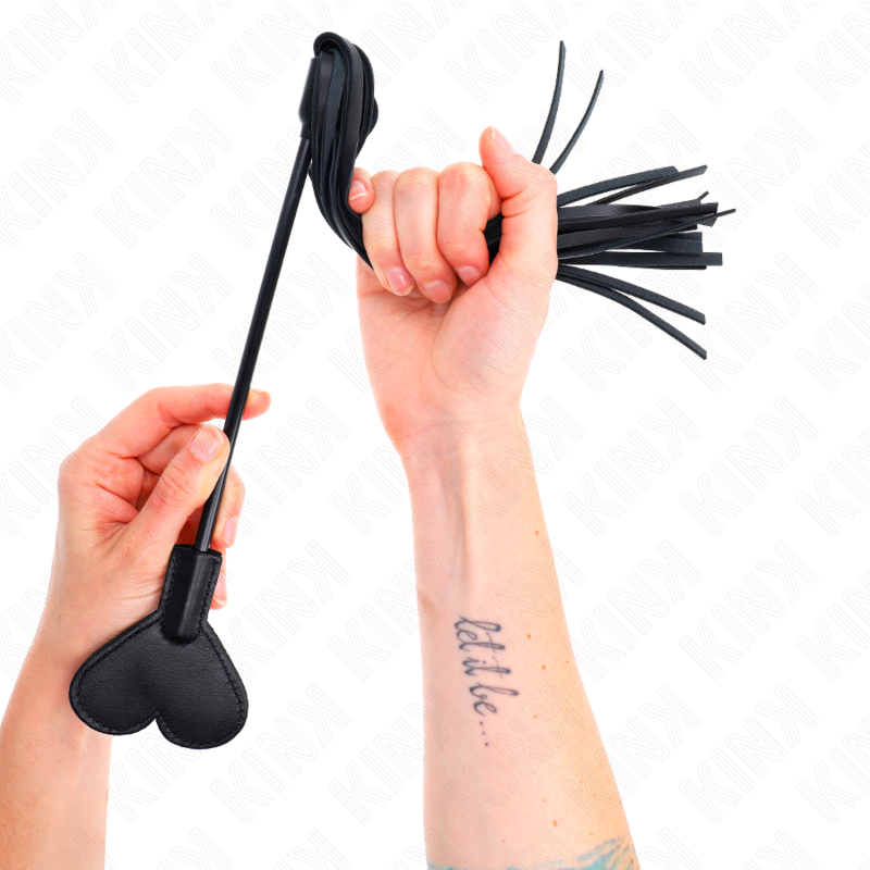 KINK - RANGE WHIP WITH HEART PANDEL 35 CM - 2