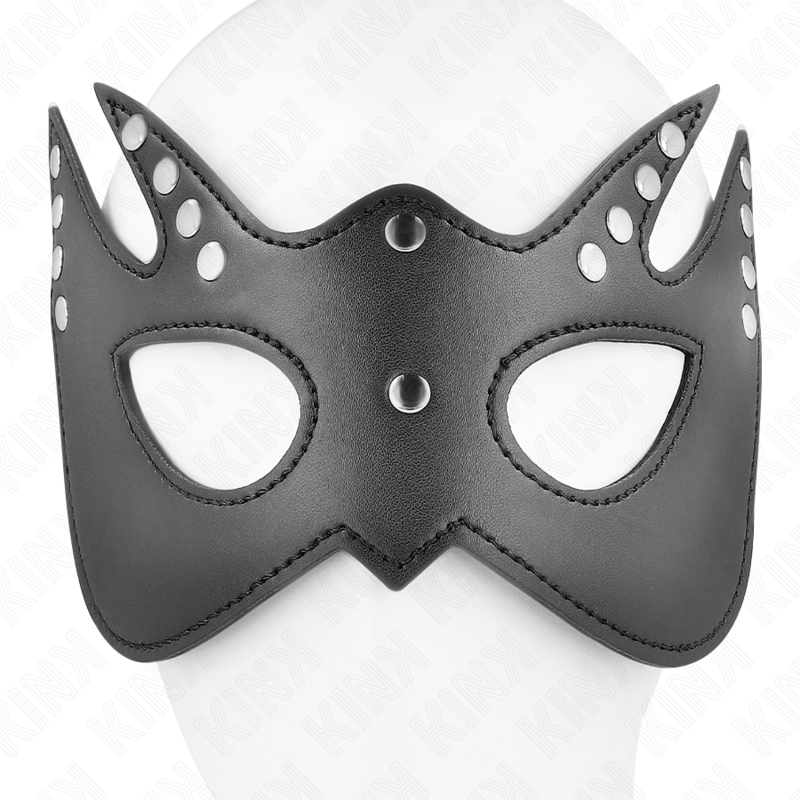 KINK - BAT MASK WITH RIVETS 23 x 15 CM - 3