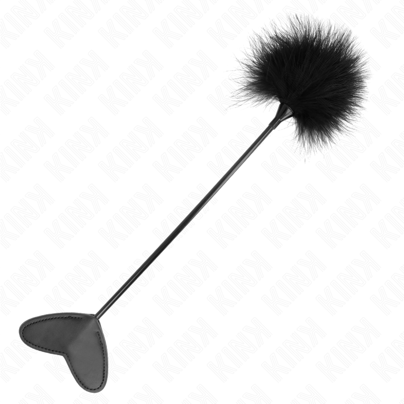 KINK - TICKLING FEATHERS WITH HEART PADDLE 31 CM