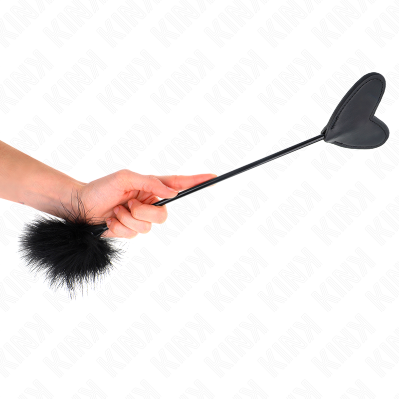 KINK - TICKLING FEATHERS WITH HEART PADDLE 31 CM